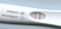 positive pregnancy test