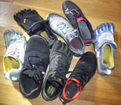 Some of our minimalist running shoes
