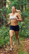 woman running