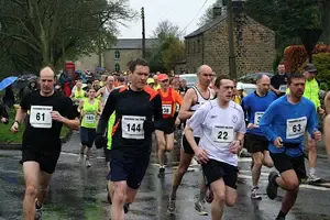 Andrew at Fountains 10k event in Sawley, Ripn. Yorkshire. 2008