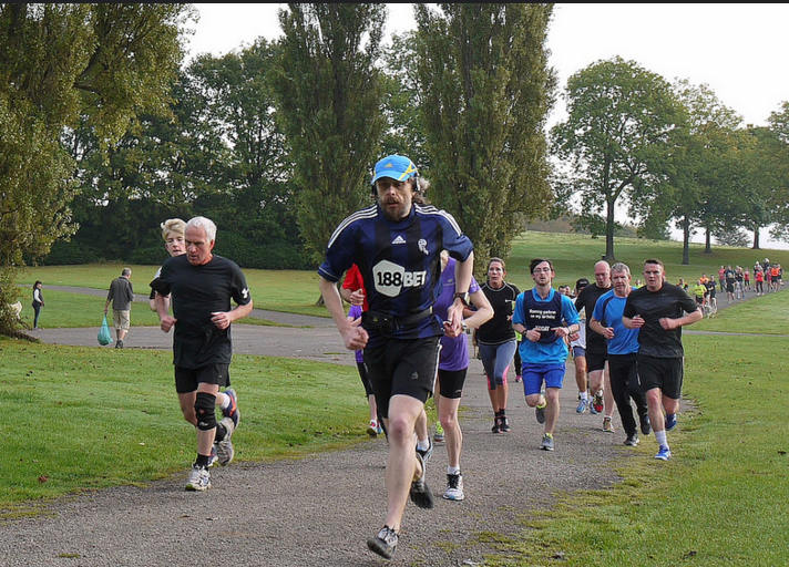Andrew during Heaton Parkrun Andrew during Heaton Parkrun