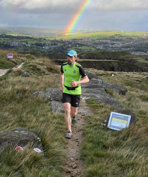 Me running through Lee Quarry Me running through Lee Quarry