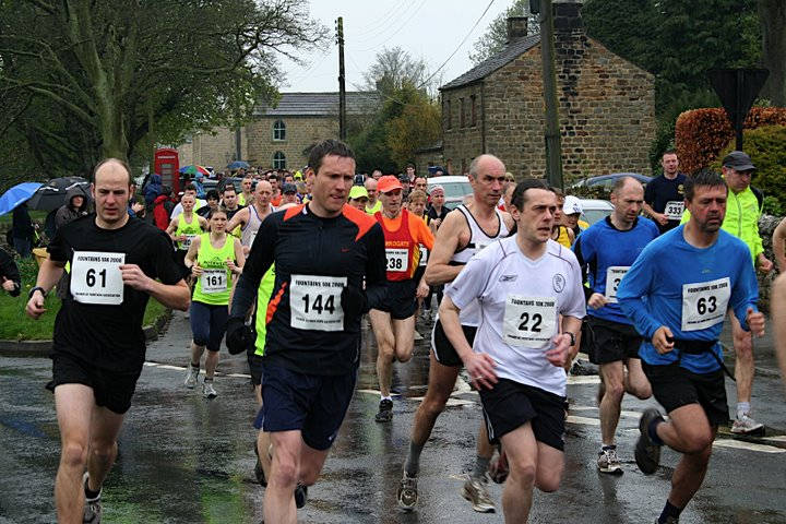 Andrew at Fountains 10k event in Sawley, Ripn. Yorkshire. 2008