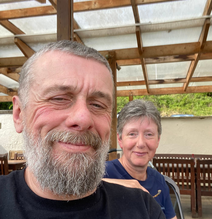 Me and Julie supping wine on holiday in the Grouse Inn, Carrog North Wales. Me and Julie supping wine on holiday in the Grouse Inn, Carrog North Wales.