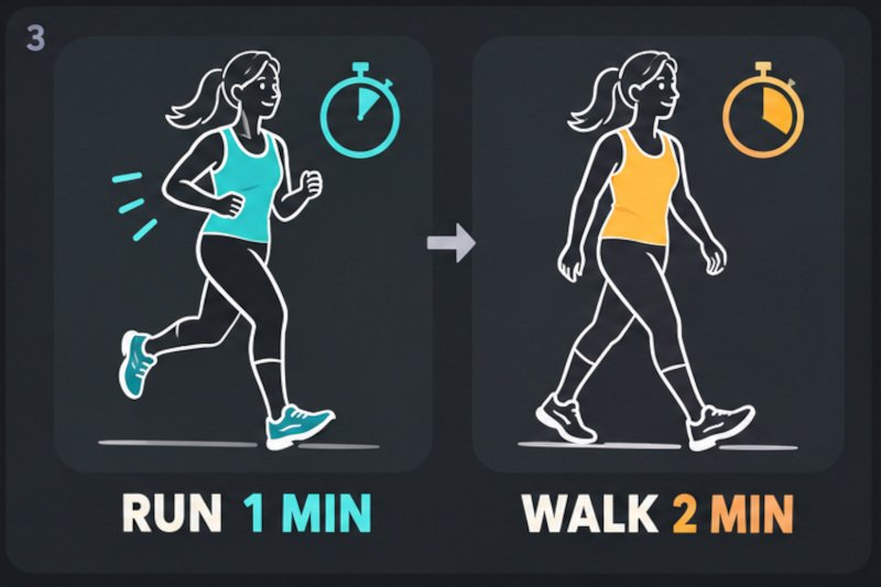 Run/ walk graphic 